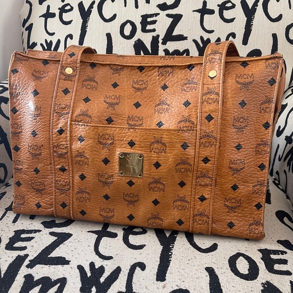 Authentic MCM Tote Zipper Bag - Picture 3 of 13